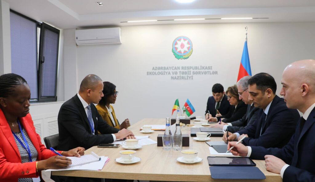 COP29 : Rencontre entre la Ministre Soudan-Nonault et le Ministre Azerbaïdjanais Mukhtar Babayev